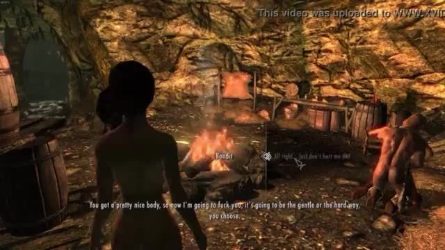 Fucking around skyrim