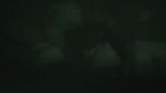 Naughty couple at night